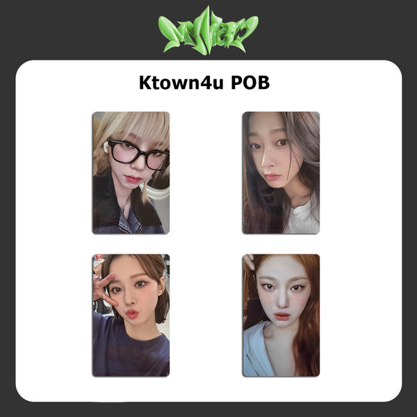 AESPA 'My World' 4-Piece Photocard