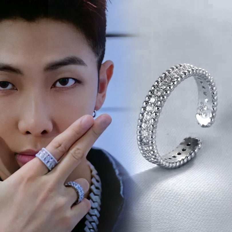 BTS X RM Rhinestone Mini Ring – Totemo Kawaii Shop
