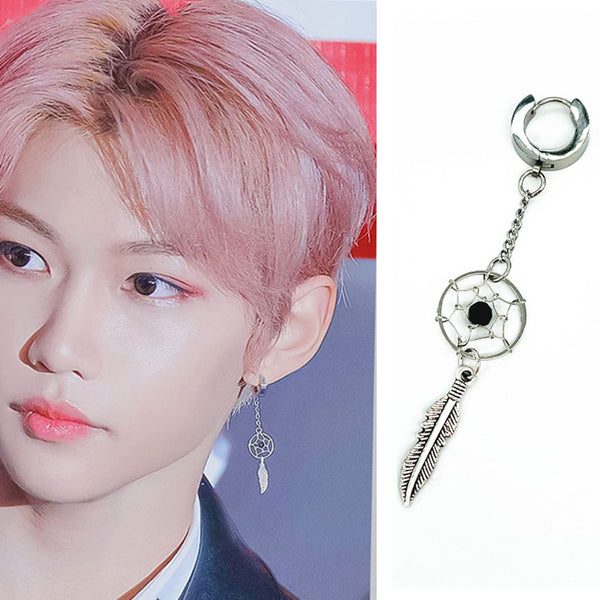 STRAYKIDS X FELIX Silver Dreamcatcher Earring