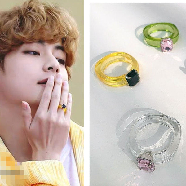 BTS X V Jelly Transparent Ring