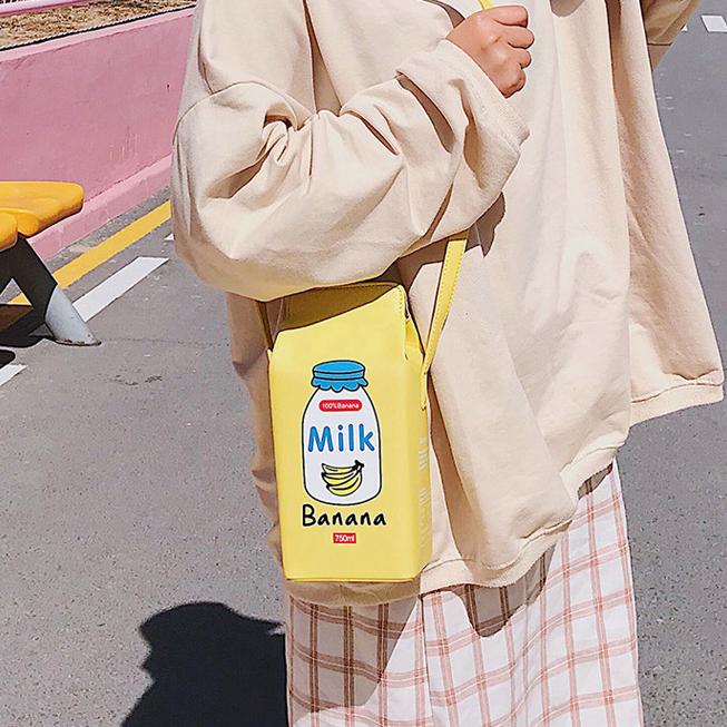 I Love Milk Shoulder Bag