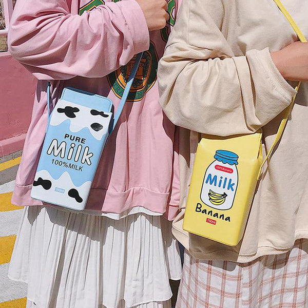 I Love Milk Shoulder Bag