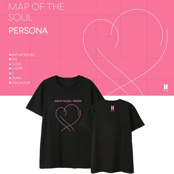 BTS Map Of The Soul PERSONA Album Minimalist Tee