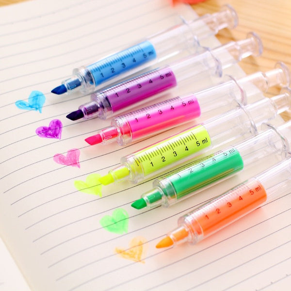 Syringe Highlighter - Totemo Kawaii Shop