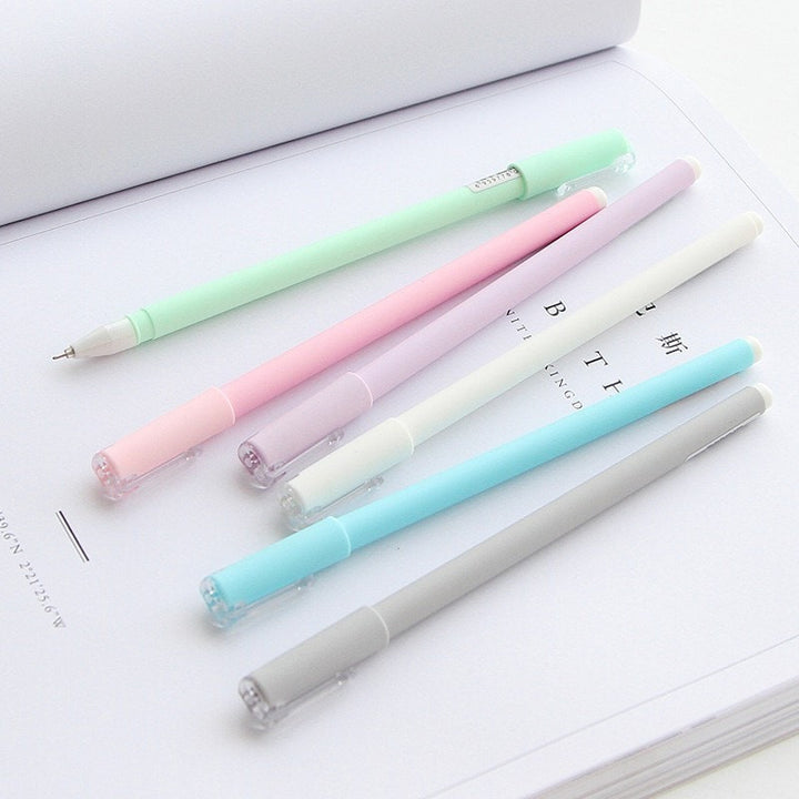 Pastel Macaroon Pen Set (Pack of 6 Pieces) - Totemo Kawaii Shop