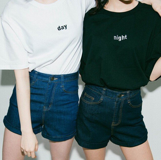 Day & Night Tee - Totemo Kawaii Shop