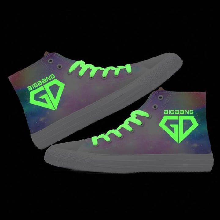 BIGBANG G-Dragon Pastel Universe Luminous Sneakers - Totemo Kawaii Shop