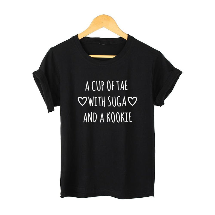 BTS A Cup of TAE with SUGA And a KOOKIE Tee - Totemo Kawaii Shop