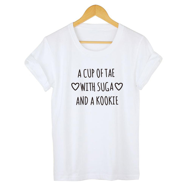 BTS A Cup of TAE with SUGA And a KOOKIE Tee - Totemo Kawaii Shop