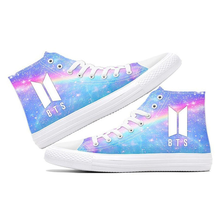 BTS Pastel Universe Luminous Sneakers - Totemo Kawaii Shop