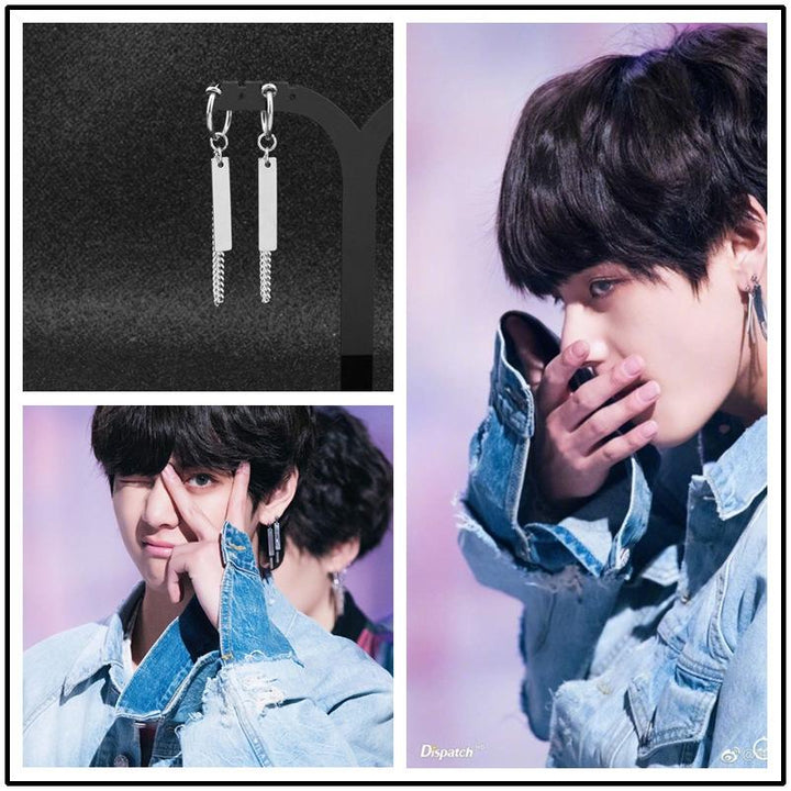 BTS Fake Love Earrings - Totemo Kawaii Shop