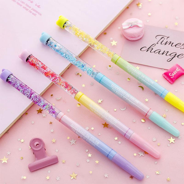 Pastel Glitter Pen Set (Pack of 4)