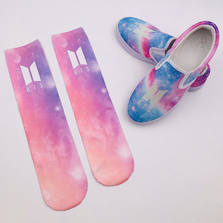 BTS Pastel Universe Socks - Totemo Kawaii Shop
