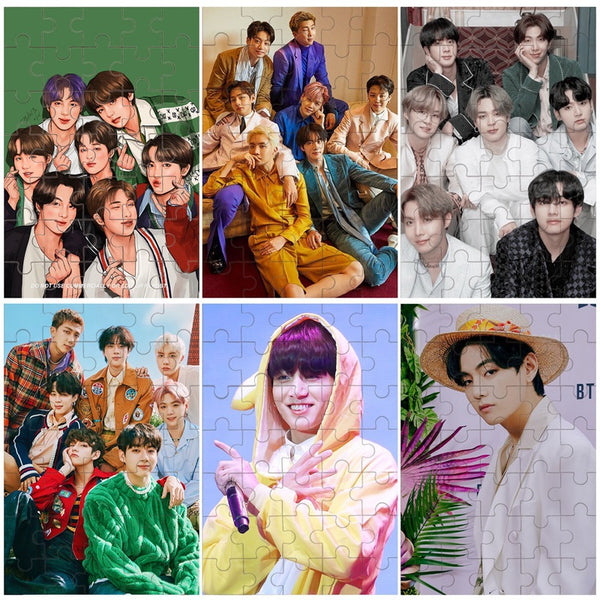 BTS Wooden Puzzle