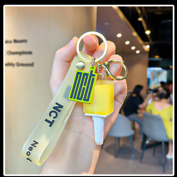 NCT Personalized Lightstick Keychain