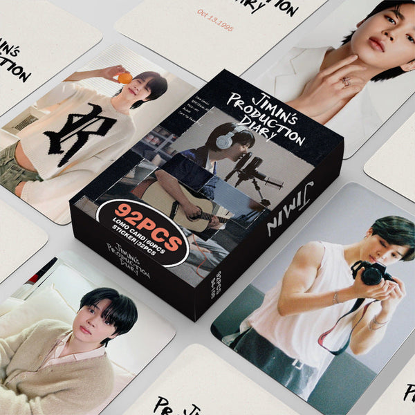 BTS X JIMIN 'Jimin's Production Diary' LOMO Card Collection