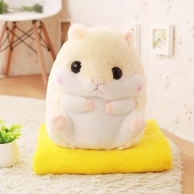 Hamster Plush & Blanket - Totemo Kawaii Shop