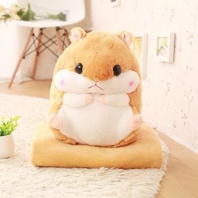 Hamster Plush & Blanket - Totemo Kawaii Shop