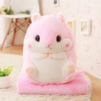 Hamster Plush & Blanket - Totemo Kawaii Shop