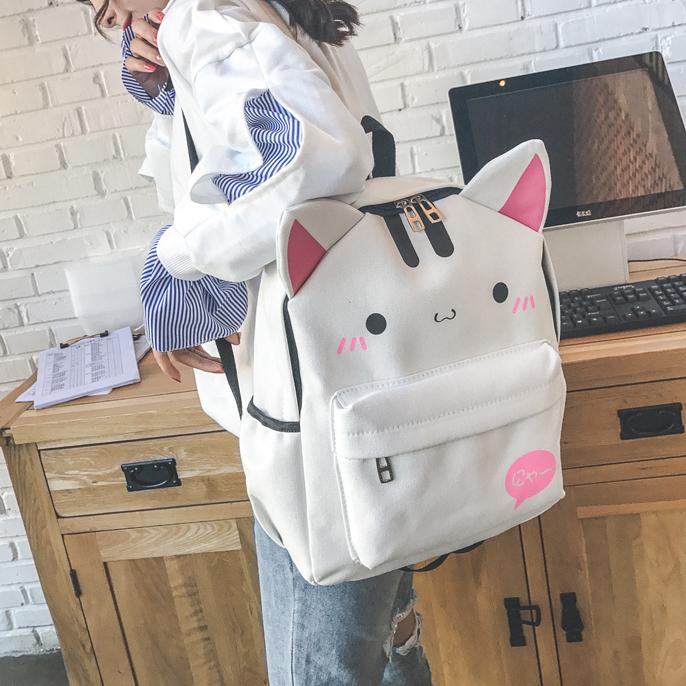 Happy Pink Kitty Backpack - Totemo Kawaii Shop