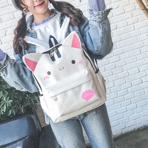 Happy Pink Kitty Backpack - Totemo Kawaii Shop