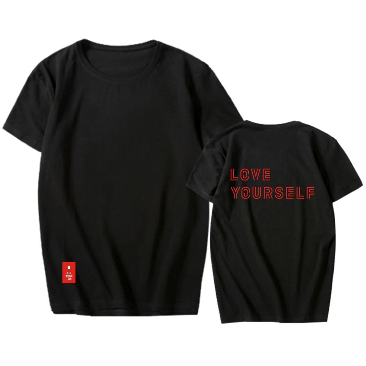 BTS LOVE YOURSELF Tシャツ WORLD TOUR 黒 BTS 2018 Love Yourself World Tour Tee – Totemo Kawaii Shop