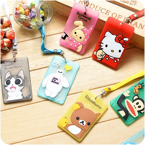 Cute Cartoon Card Holder - Totemo Kawaii Shop